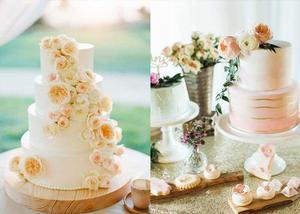 Tạo điểm nhấn tuyệt vời với những mẫu bánh kem hoa khi tổ chức tiệc cưới